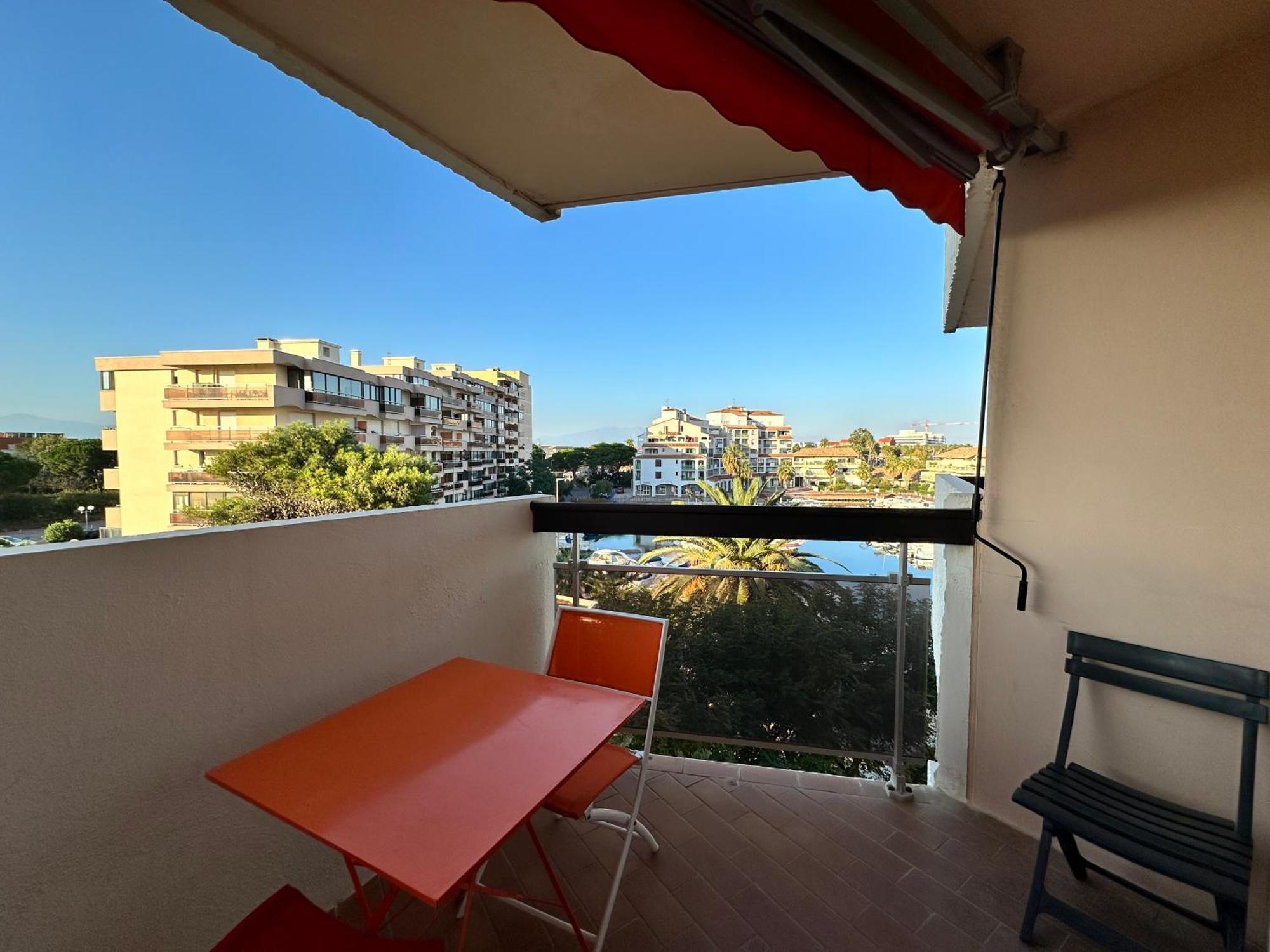 Appartement Studio Vue Sur La Marina Canet-en-Roussillon Bagian luar foto