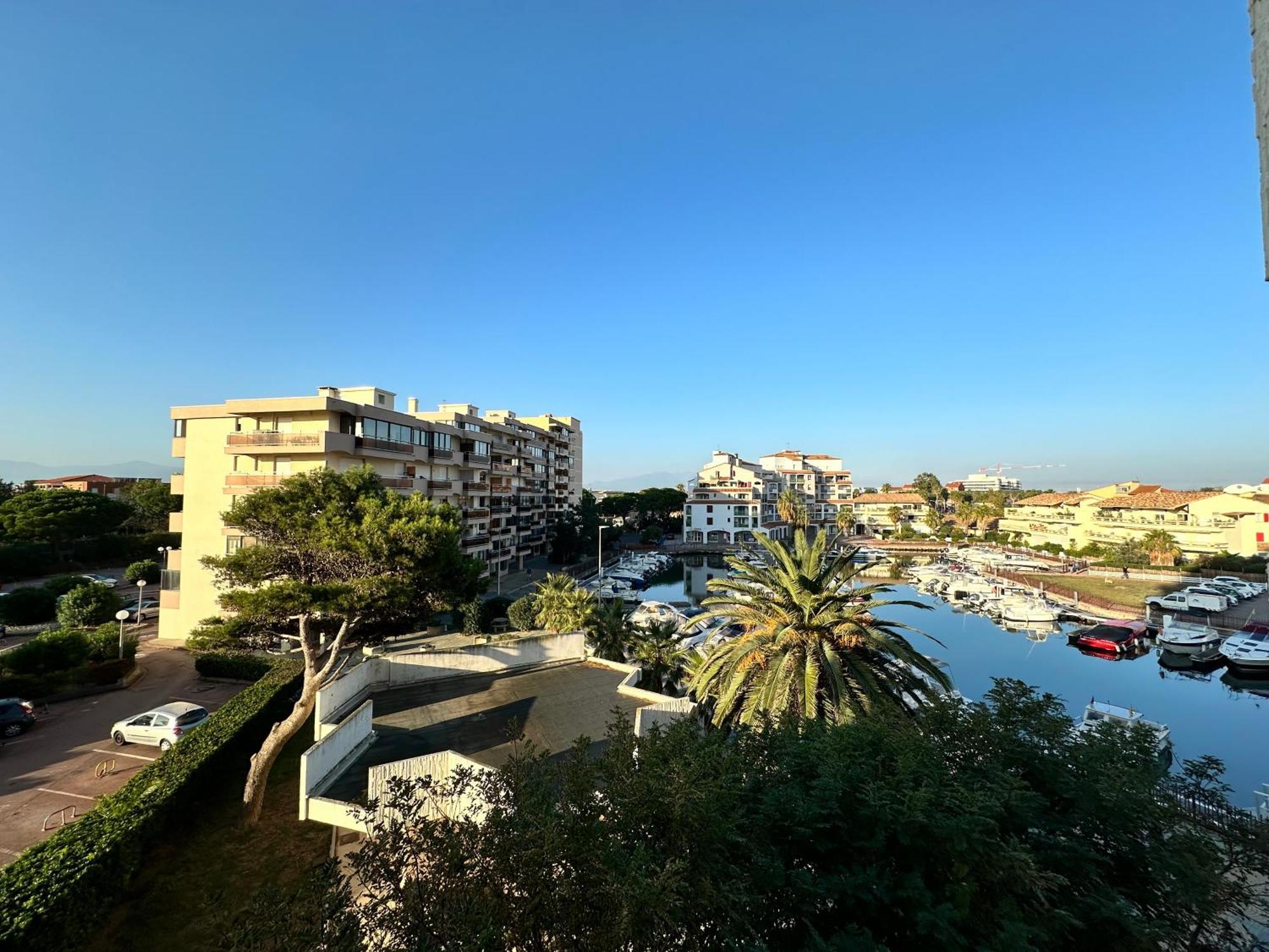 Appartement Studio Vue Sur La Marina Canet-en-Roussillon Bagian luar foto